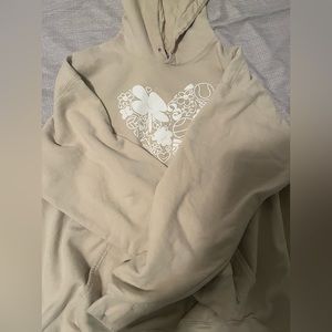 Adidas cream hoodie